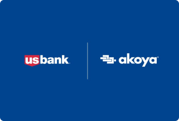 Graphic depicting US Bank and Akoya partnership