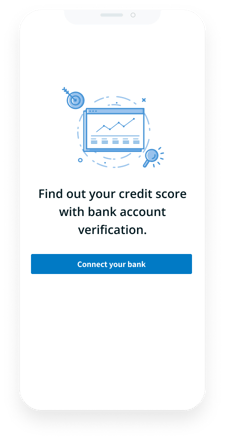 Graphic depicting find your credit score fintech
