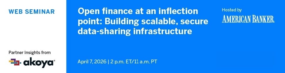 Webinar: Open finance at an inflection point